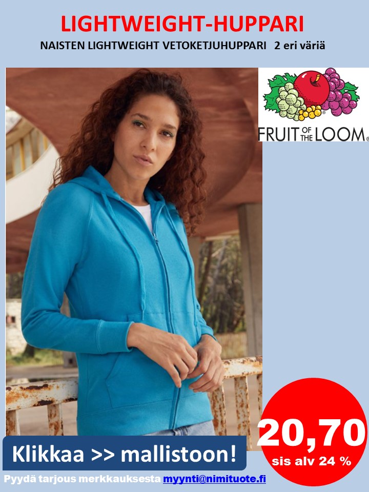 huppari Fruit of Loom lightweight