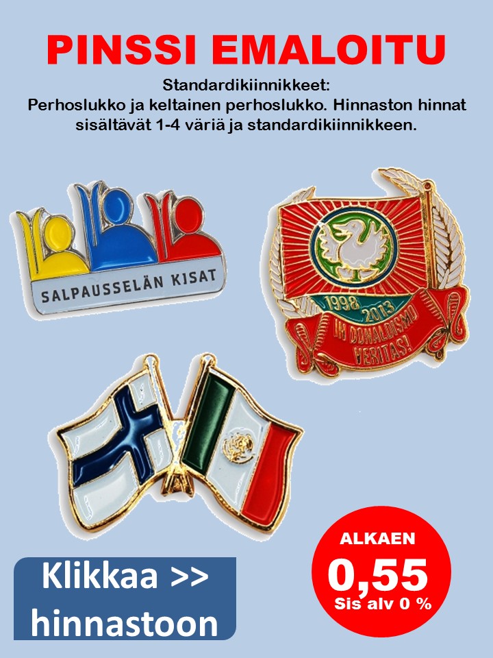 Pinssit emaloitus