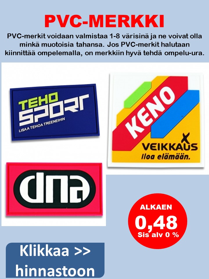 PVC merkki, muovinen merkki