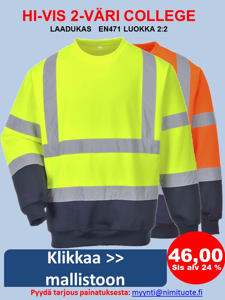 hivis college huomioväri EN471